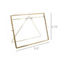 Monroe Easel Frame - Horizontal - Brass Set Of 4 By HomArt | Frames | Modishstore - 5