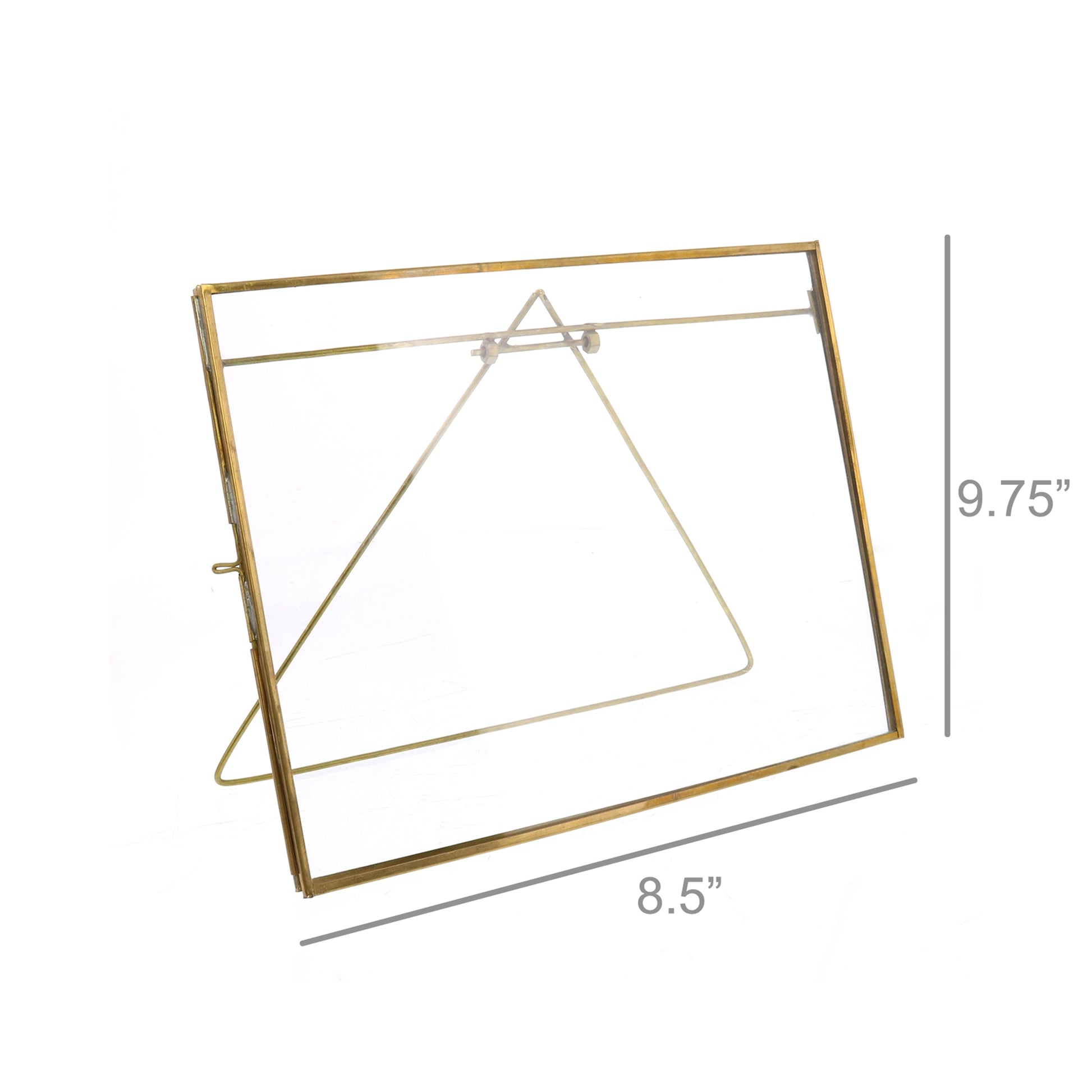 Monroe Easel Frame - Horizontal - Brass Set Of 4 By HomArt | Frames | Modishstore - 5