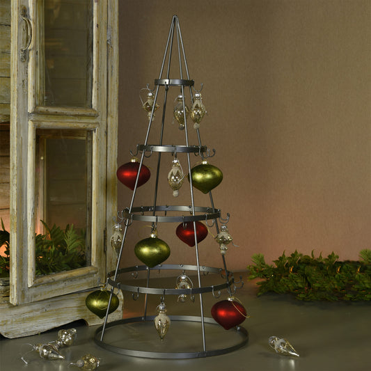 Tree Ornament Display, Zinc Set Of 4 By HomArt | Christmas Trees | Modishstore - 1
