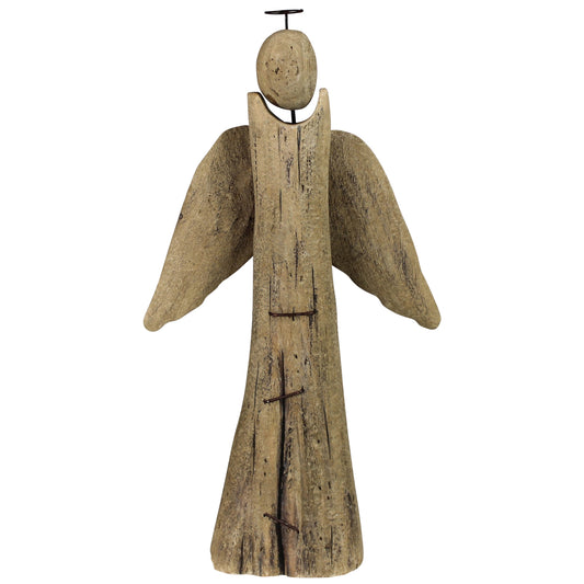 Rustic Angel, Wood - Large Set Of 4 By HomArt | Ornaments | Modishstore