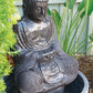 Large Sitting Buddha Water Fountain By Garden Age Supply | Sculptures | Modishstore - 2