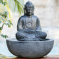 Small Sitting Buddha Water Fountain By Garden Age Supply