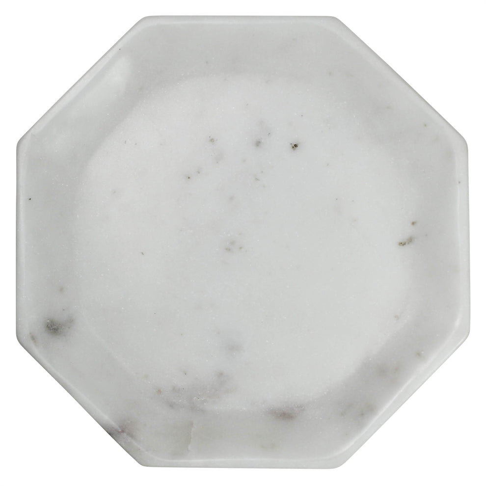 Essex Octagon Plate, Marble - Small Set Of 4 By HomArt | Kitchen Accessories | Modishstore - 3