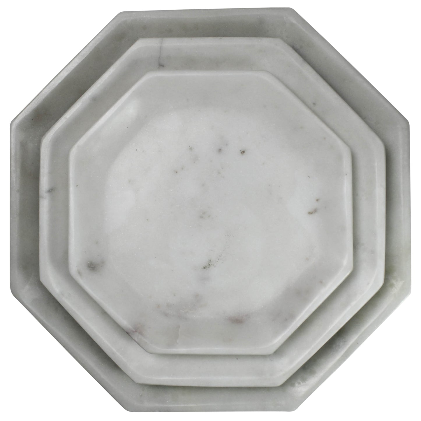 Essex Octagon Plate, Marble - Small Set Of 4 By HomArt | Kitchen Accessories | Modishstore - 5