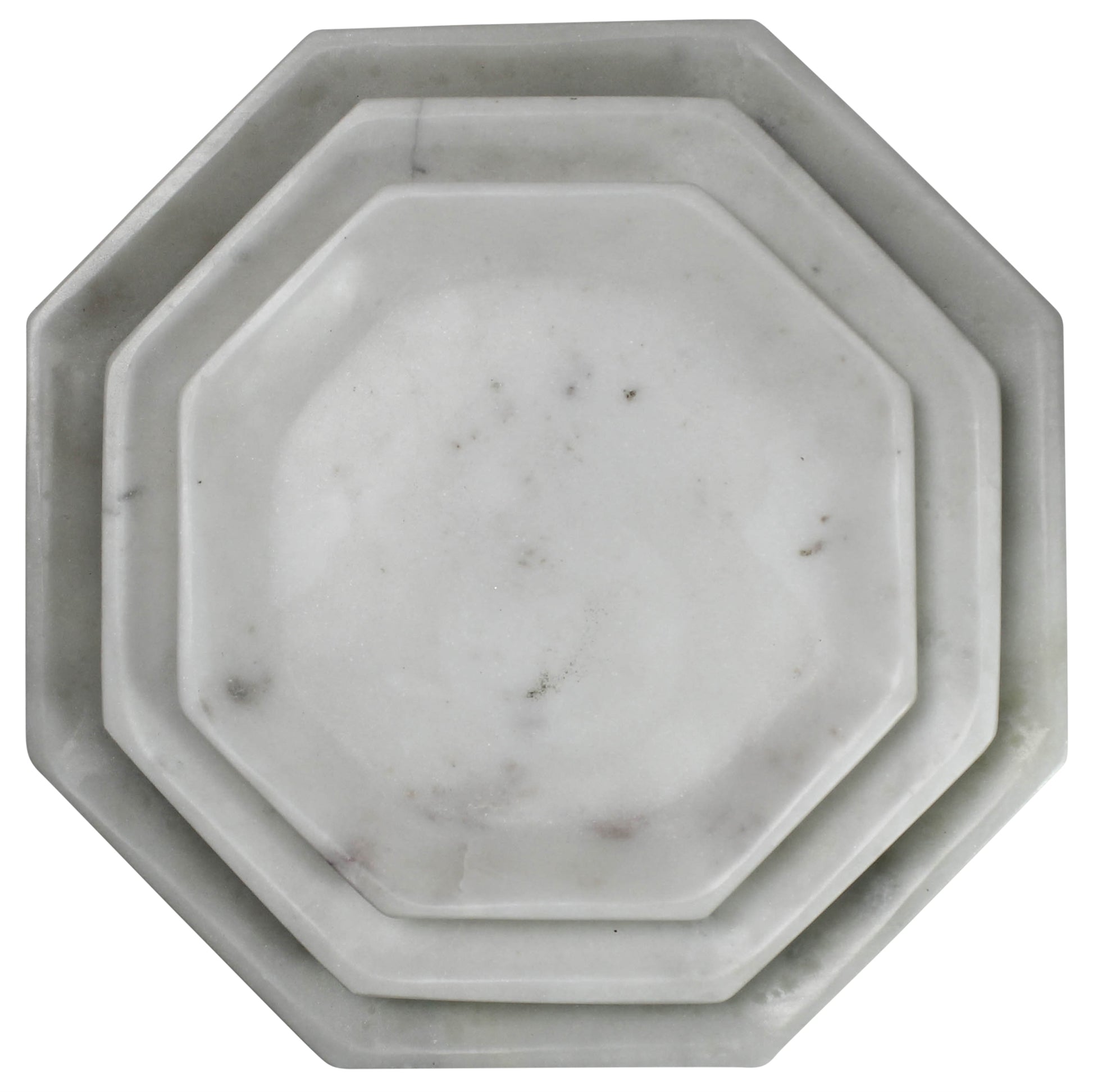 Essex Octagon Plate, Marble - Small Set Of 4 By HomArt | Kitchen Accessories | Modishstore - 5
