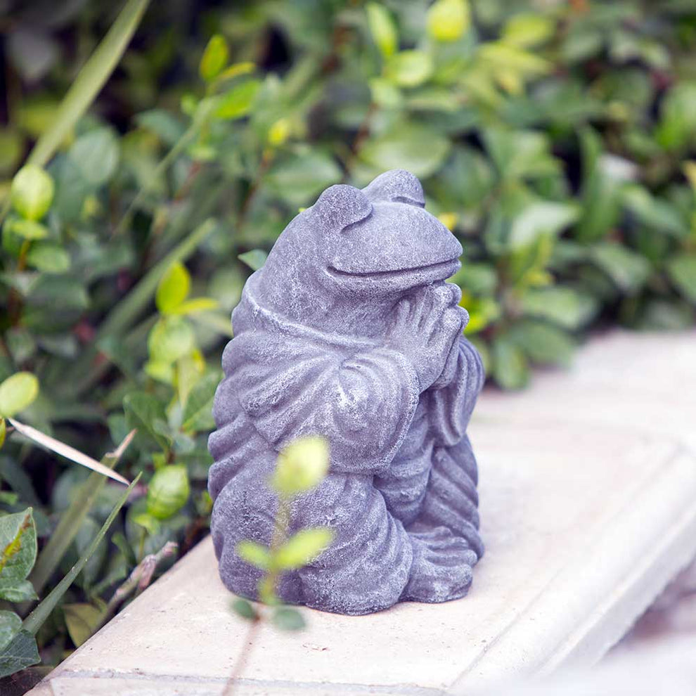 Praying Frog Set of 2 By Garden Age Supply | Sculptures | Modishstore - 3