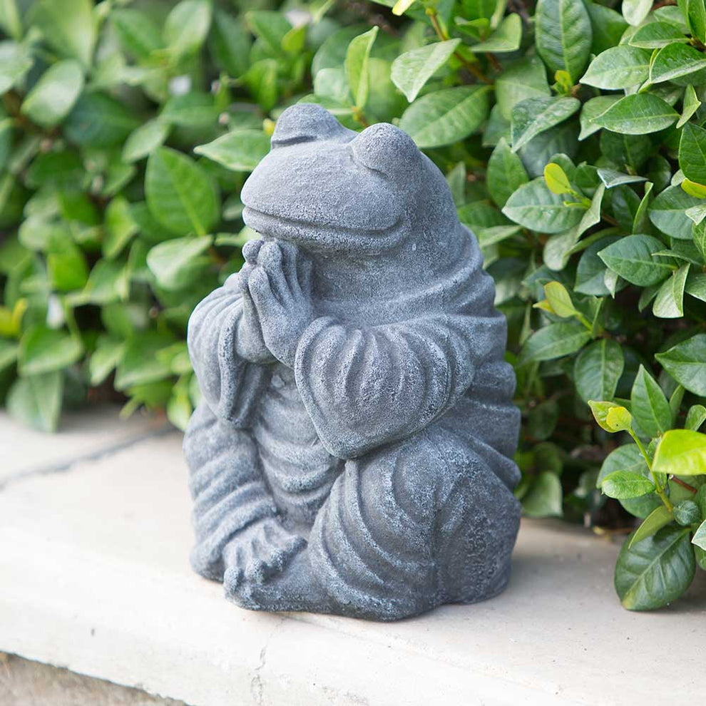 Praying Frog Set of 2 By Garden Age Supply | Sculptures | Modishstore - 4