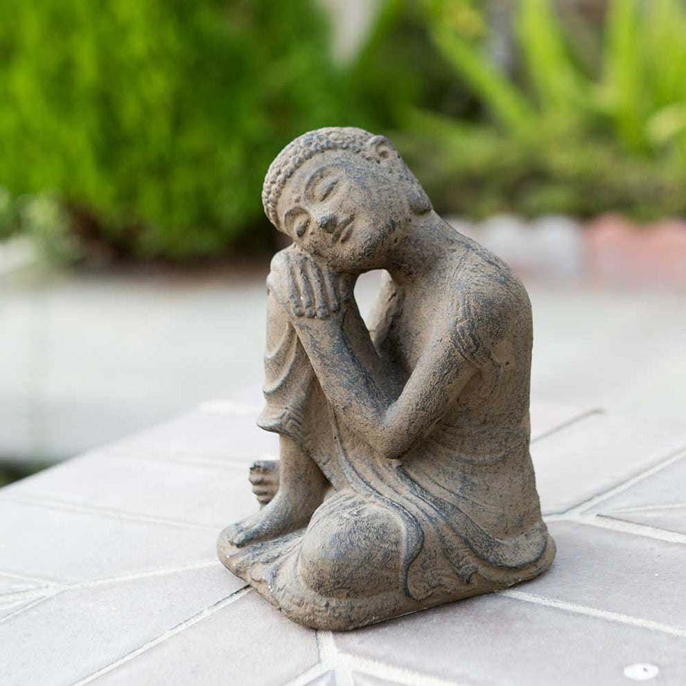 Resting Buddha Set of 4 By Garden Age Supply | Sculptures | Modishstore - 3