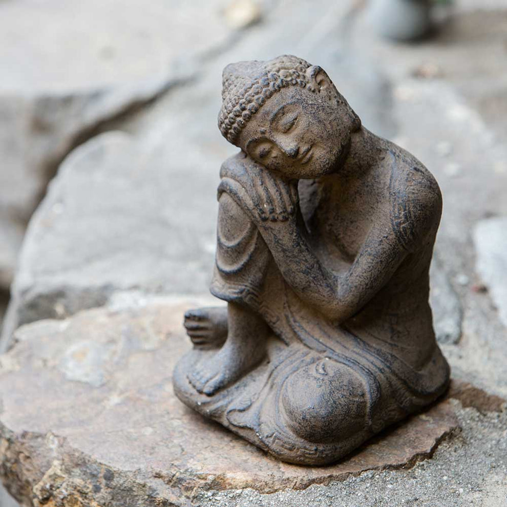 Resting Buddha Set of 4 By Garden Age Supply | Sculptures | Modishstore - 6