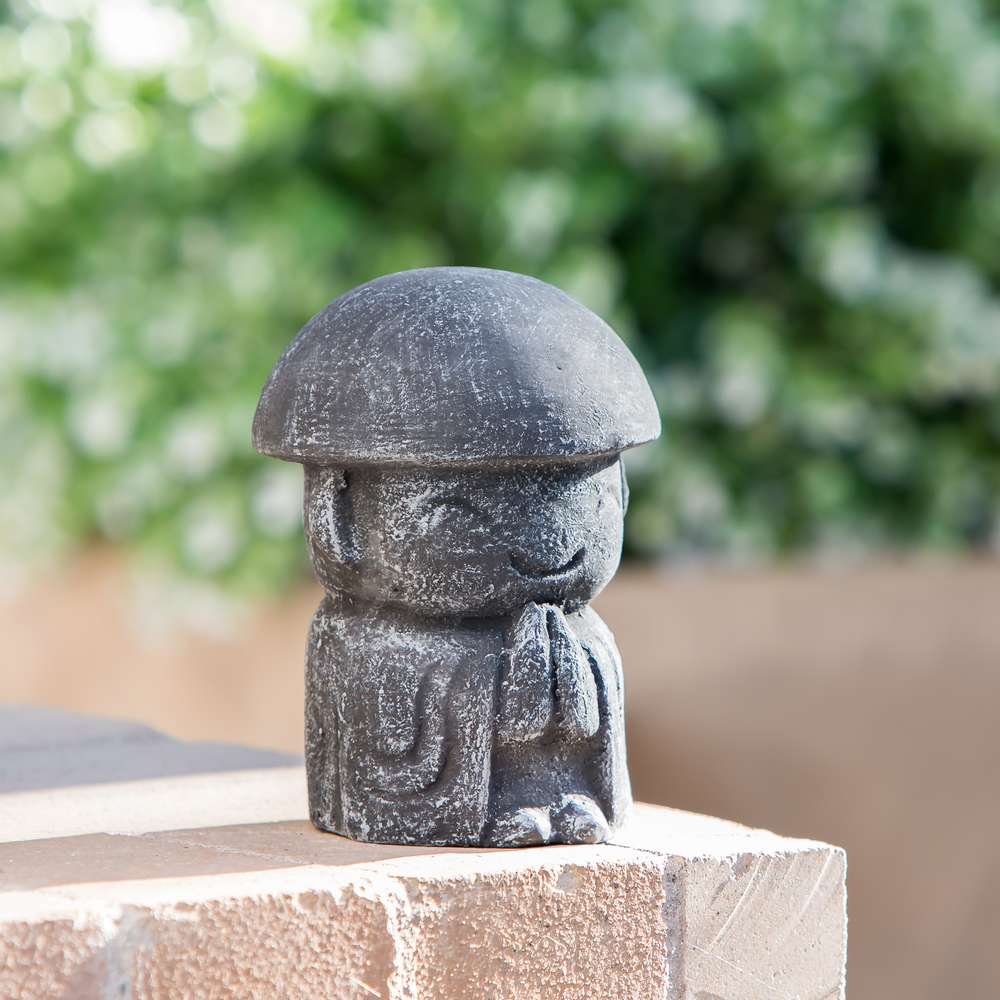 Meditating Jizo Set of 4 By Garden Age Supply | Sculptures | Modishstore - 1