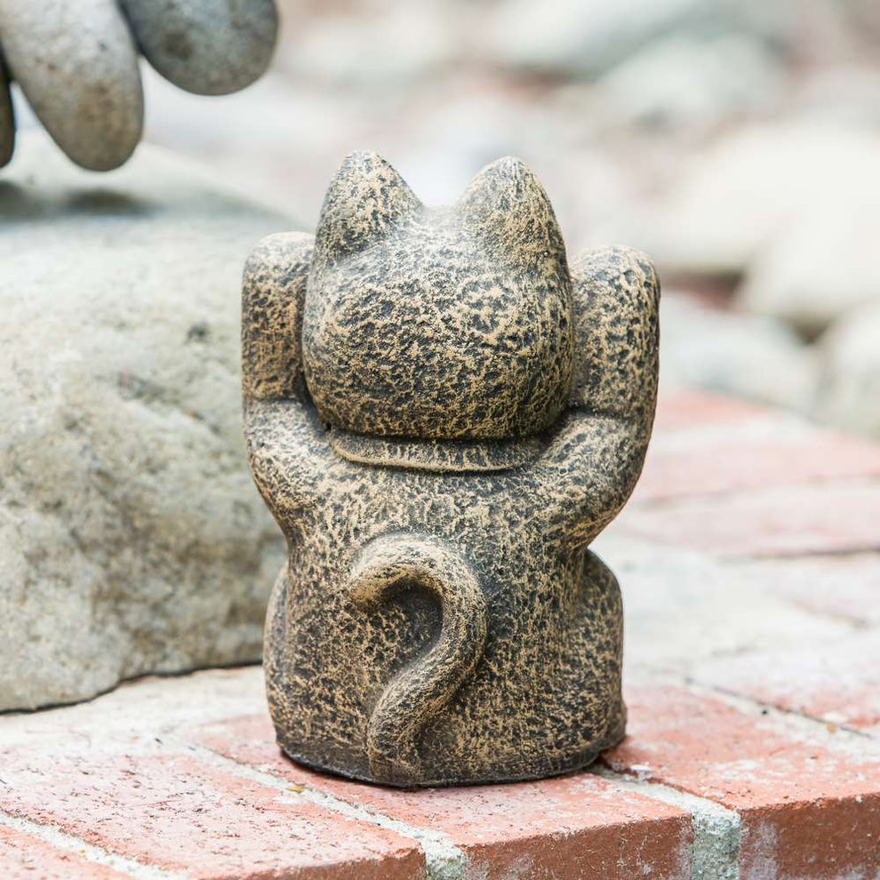 Japanese Lucky Cat Set of 4 By Garden Age Supply | Sculptures | Modishstore - 4