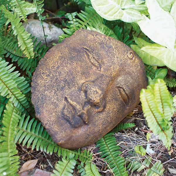 Relief Buddha Face By Garden Age Supply | Sculptures | Modishstore - 2