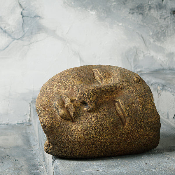 Relief Buddha Face By Garden Age Supply | Sculptures | Modishstore - 1