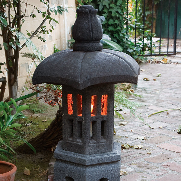 Garden Pagoda Lanterns By Garden Age Supply | Sculptures | Modishstore - 2
