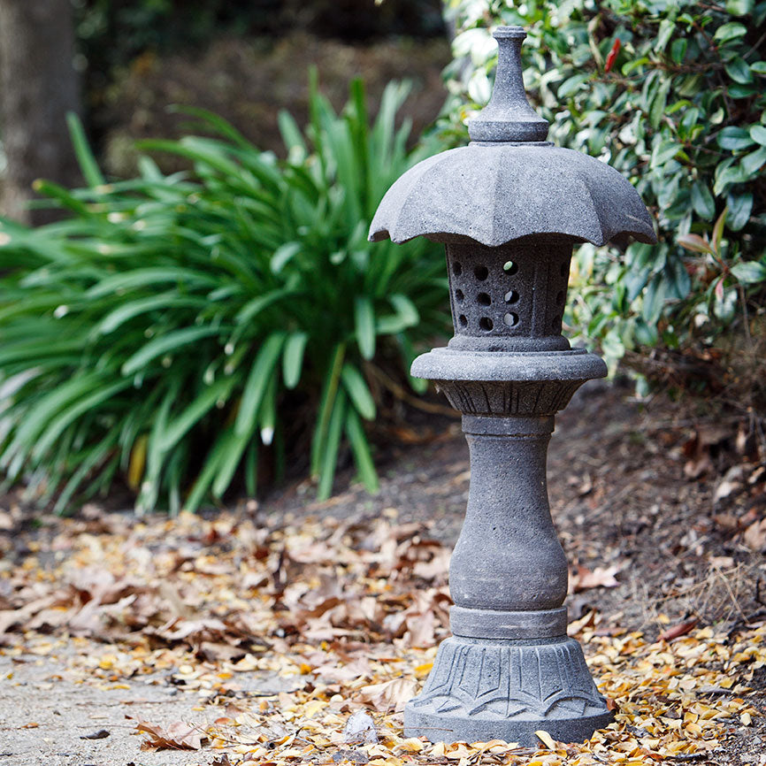 Column Garden Lantern By Garden Age Supply | Sculptures | Modishstore - 1