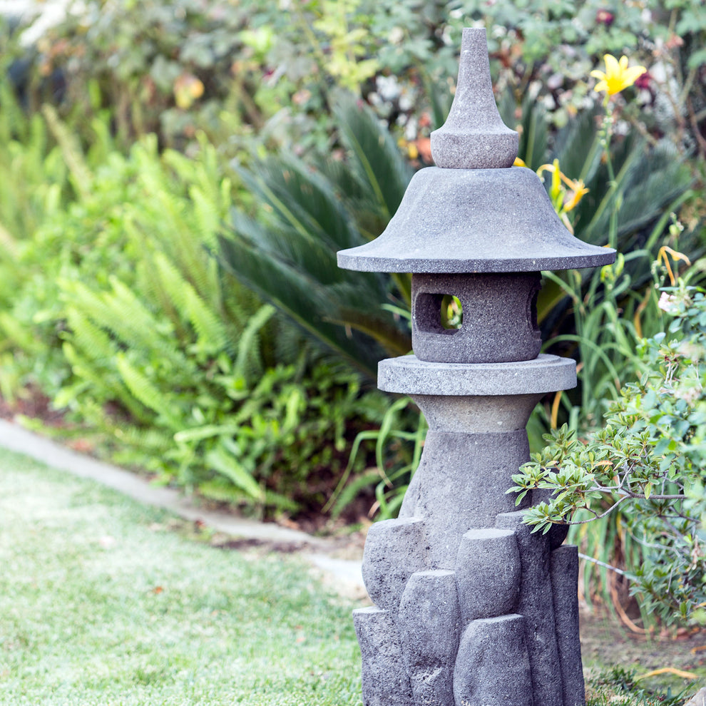 Spirit Mountain Lantern By Garden Age Supply | Sculptures | Modishstore - 2