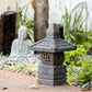 Lava Stone Garden Lantern - Dasglo Set of 2 By Garden Age Supply