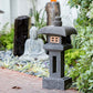 Lava Stone Garden Lantern - Maruyuki Set of 2 By Garden Age Supply
