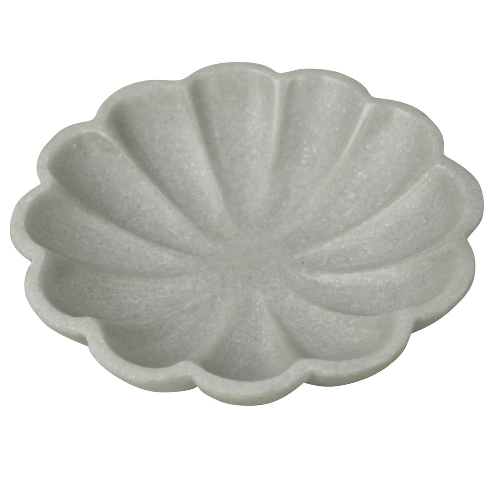 Capri Scalloped Bowl, Marble Set Of 4 By HomArt | Decorative Bowls | Modishstore - 3