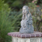 Shaolin Monk Sitting on Stone Set of 2 By Garden Age Supply