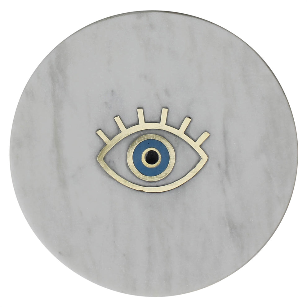 Inlaid Marble Tray - Eye Set Of 4 By HomArt | Decorative Trays & Dishes | Modishstore - 2