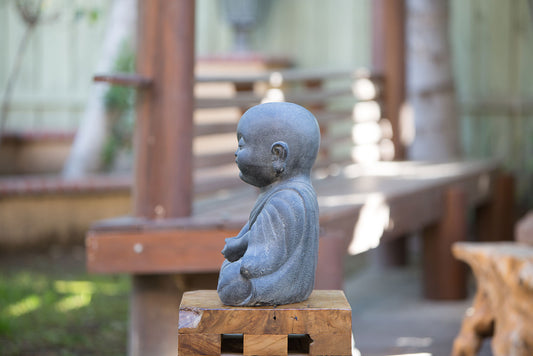 Peaceful Shaolin Monk Set of 2 By Garden Age Supply | Sculptures | Modishstore - 1