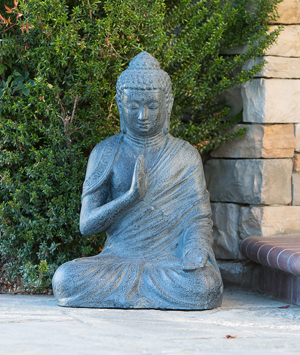 Balanced Sitting Buddha By Garden Age Supply | Sculptures | Modishstore - 2