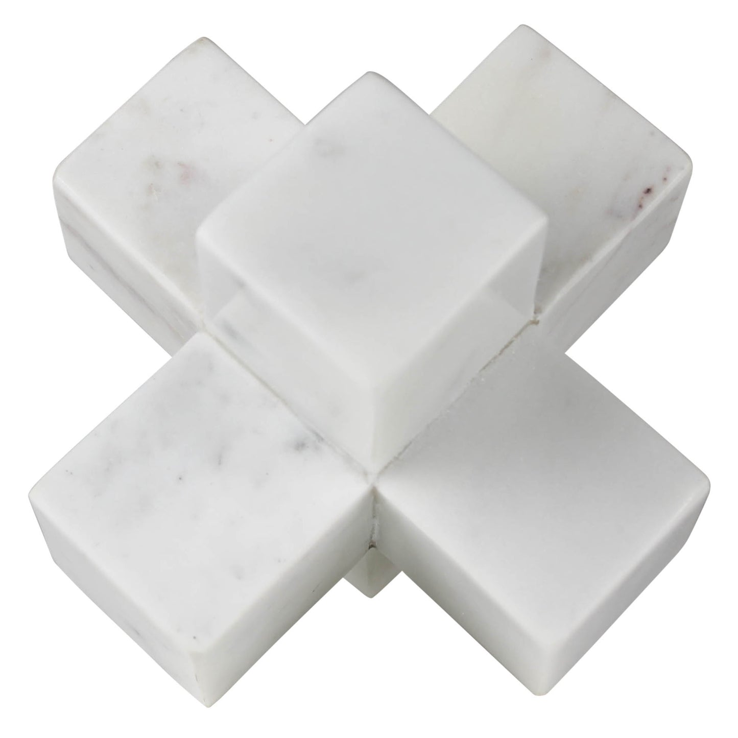 Jack, White Marble Set Of 4 By HomArt | Sculptures | Modishstore - 5