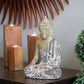 Rustic Thai Sitting Buddha Set of 2 By Garden Age Supply
