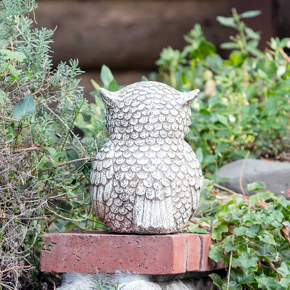 Owl Family Set of 2 By Garden Age Supply | Sculptures | Modishstore - 3