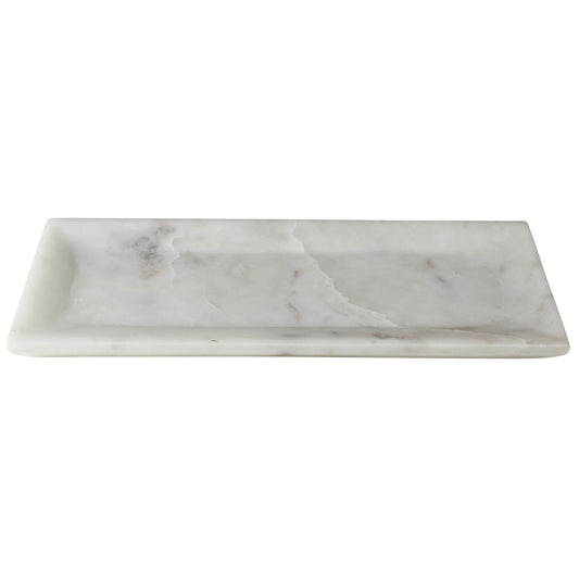 Essex Rectangle Plate, Marble - Small Set Of 4 By HomArt | Ornaments | Modishstore