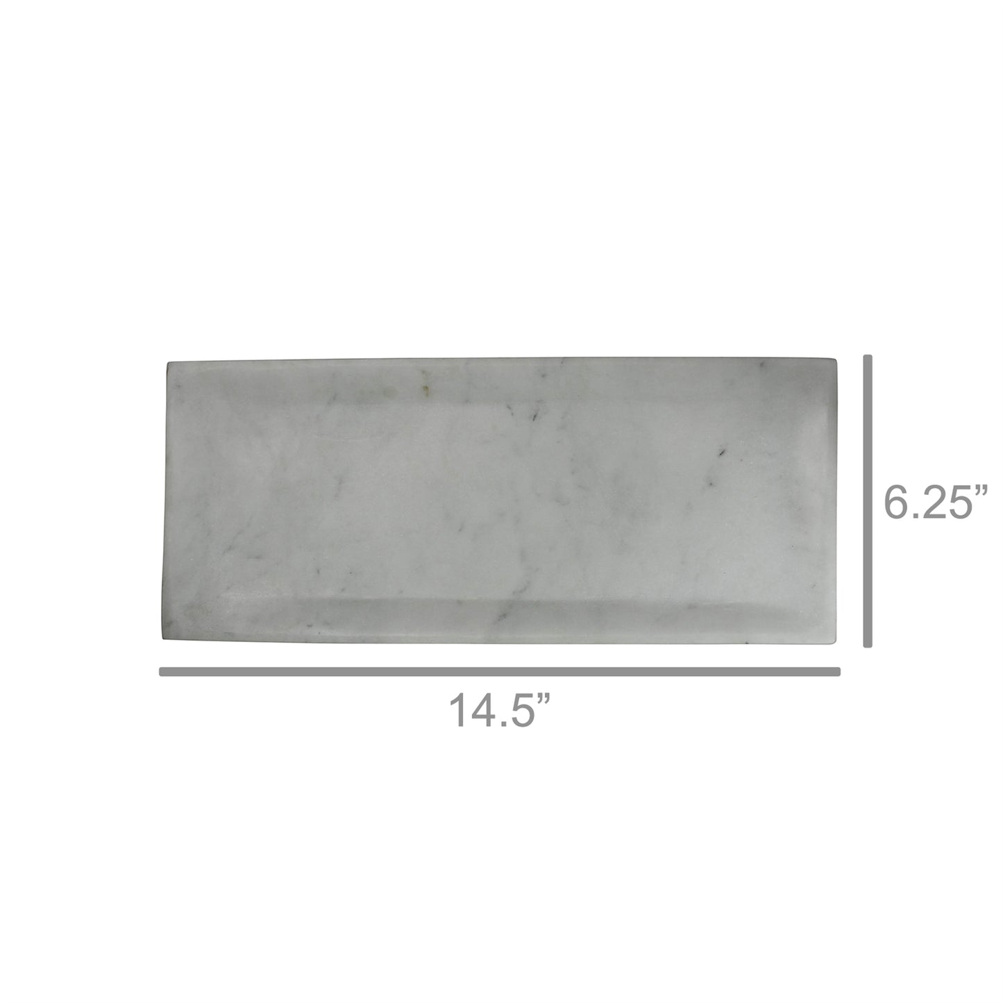 Essex Rectangle Plate, Marble - Small Set Of 4 By HomArt | Ornaments | Modishstore - 9