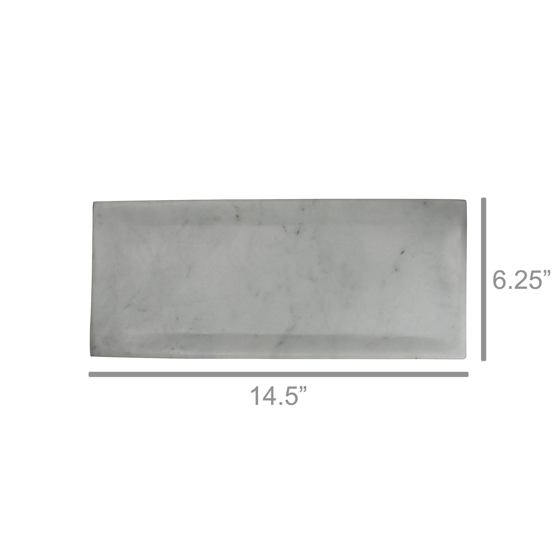 Essex Rectangle Plate, Marble - Small Set Of 4 By HomArt | Ornaments | Modishstore - 9