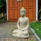Sitting Buddha Batik Green Set of 2 By Garden Age Supply