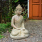 Sitting Buddha Batik Green Set of 2 By Garden Age Supply