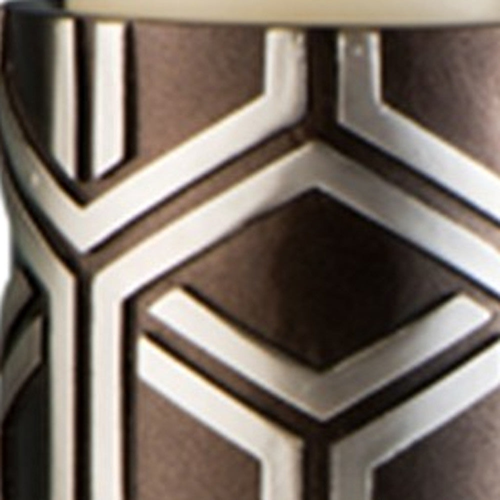 Set Of Two Gold Tabletop Pillar Candle Holders By Homeroots | Candle Holders | Modishstore - 9