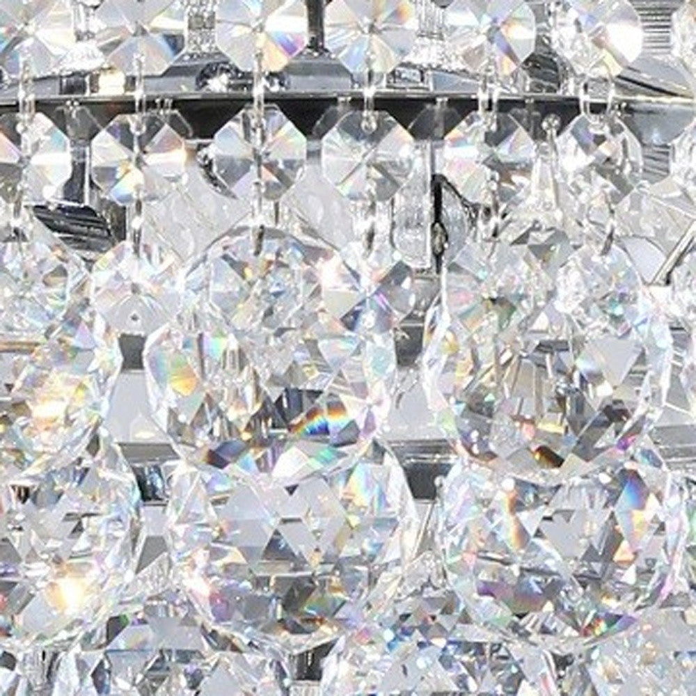 Lantern Empire Transparent Glass Led Ceiling Light With Clear Shades By Homeroots | Chandeliers | Modishstore - 3