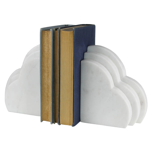 Cloud Bookends, Marble By HomArt | Ornaments | Modishstore