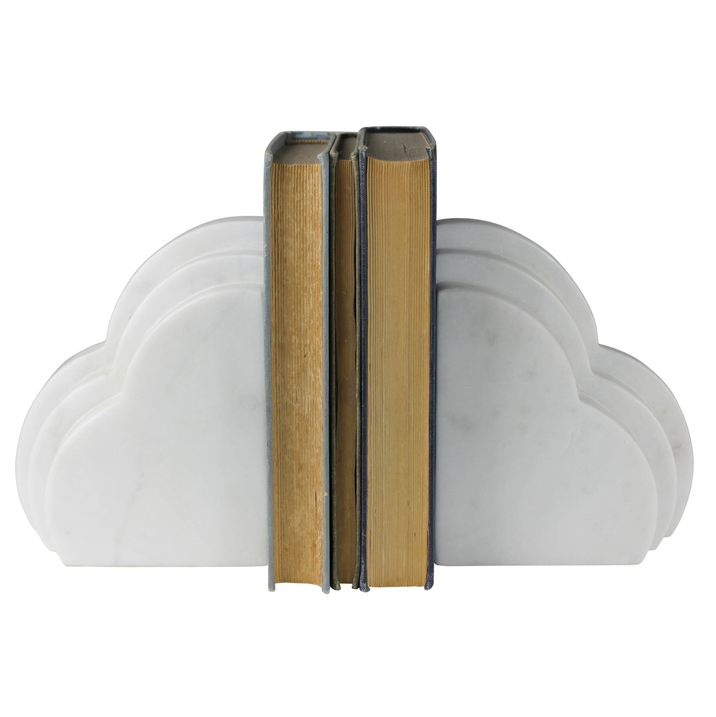 Cloud Bookends, Marble By HomArt | Ornaments | Modishstore - 2