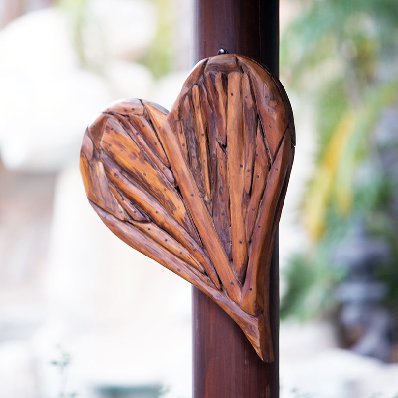 Harini Driftwood Hearts By Garden Age Supply | Sculptures | Modishstore - 1