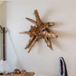 Teak Root Wall Decor - Spider Set of 2 By Garden Age Supply
