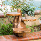 Teak 3 Tier Flower Stand By Garden Age Supply