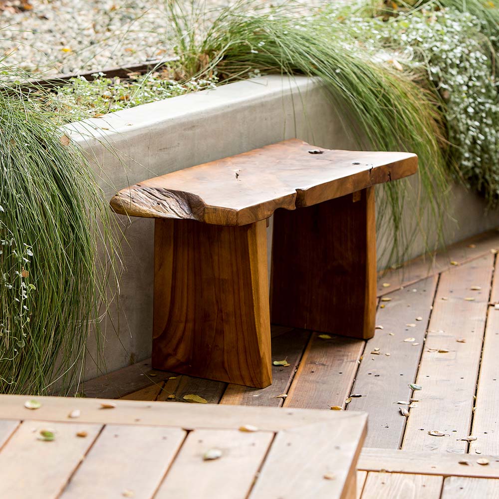 Teak Small Garden Bench By Garden Age Supply