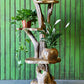 Harini Driftwood Stand with Teak Shelves By Garden Age Supply