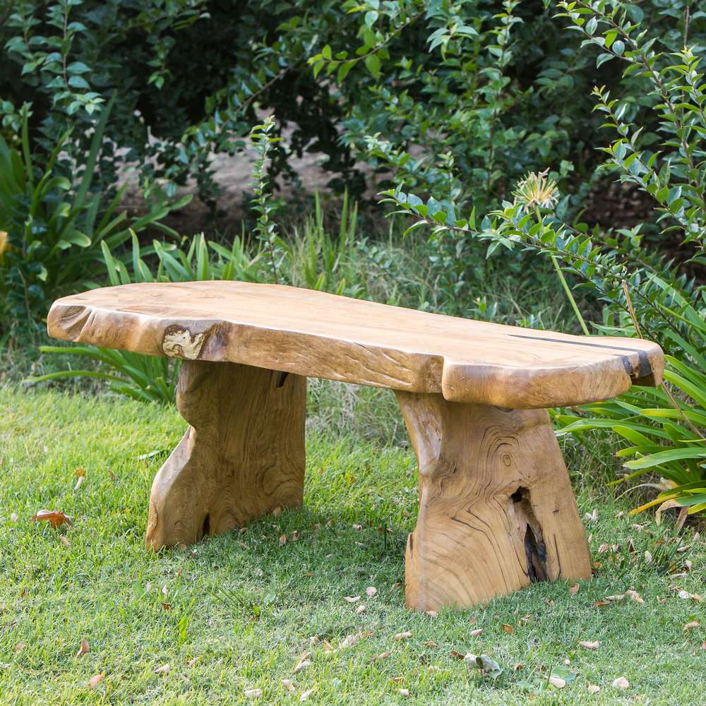 Teak Bali Garden Bench By Garden Age Supply | Benches | Modishstore - 1