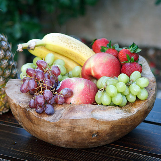 Habini Teak Bowls By Garden Age Supply | Decorative Bowls | Modishstore - 5