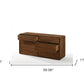 Walnut Solid Wood Six Drawer Double Dresser By Homeroots | Dressers | Modishstore - 3