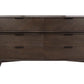 Acacia Solid Wood Six Drawer Double Dresser By Homeroots | Dressers | Modishstore - 8