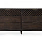 Dark Brown Solid Wood Six Drawer Double Dresser By Homeroots | Dressers | Modishstore - 1