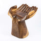 Suar Wood Double Hand Chair/Stool By Garden Age Supply